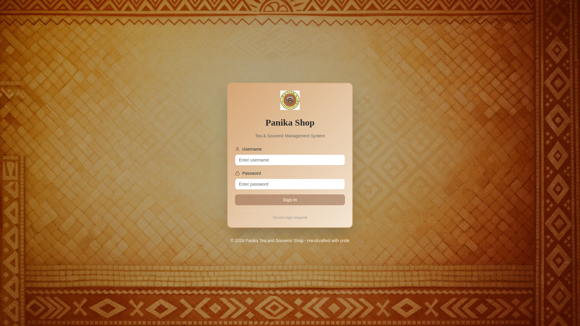 website screenshot of https://panikashop.xyz/