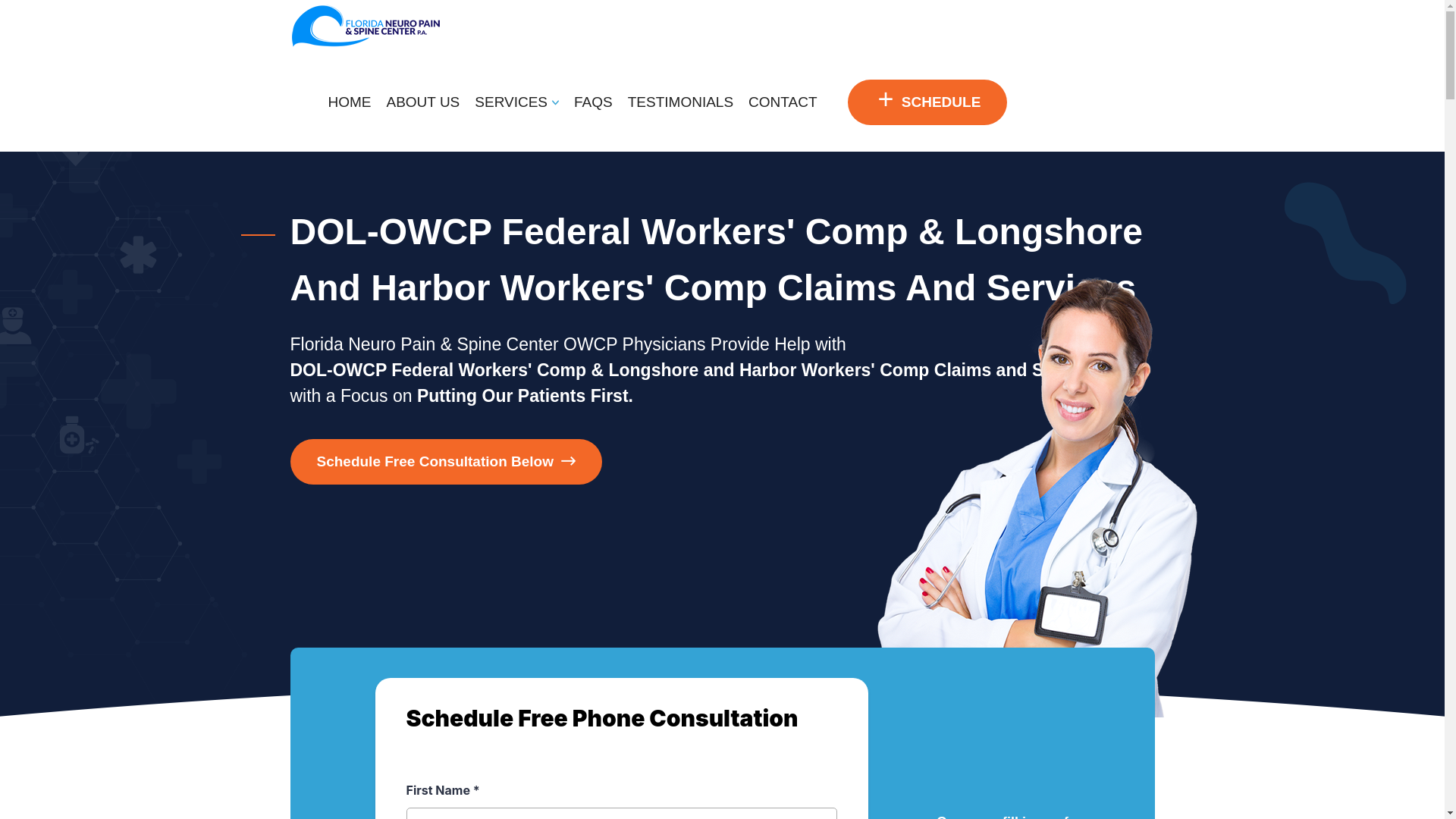 website screenshot of https://dol-owcppanamacityfl.com/