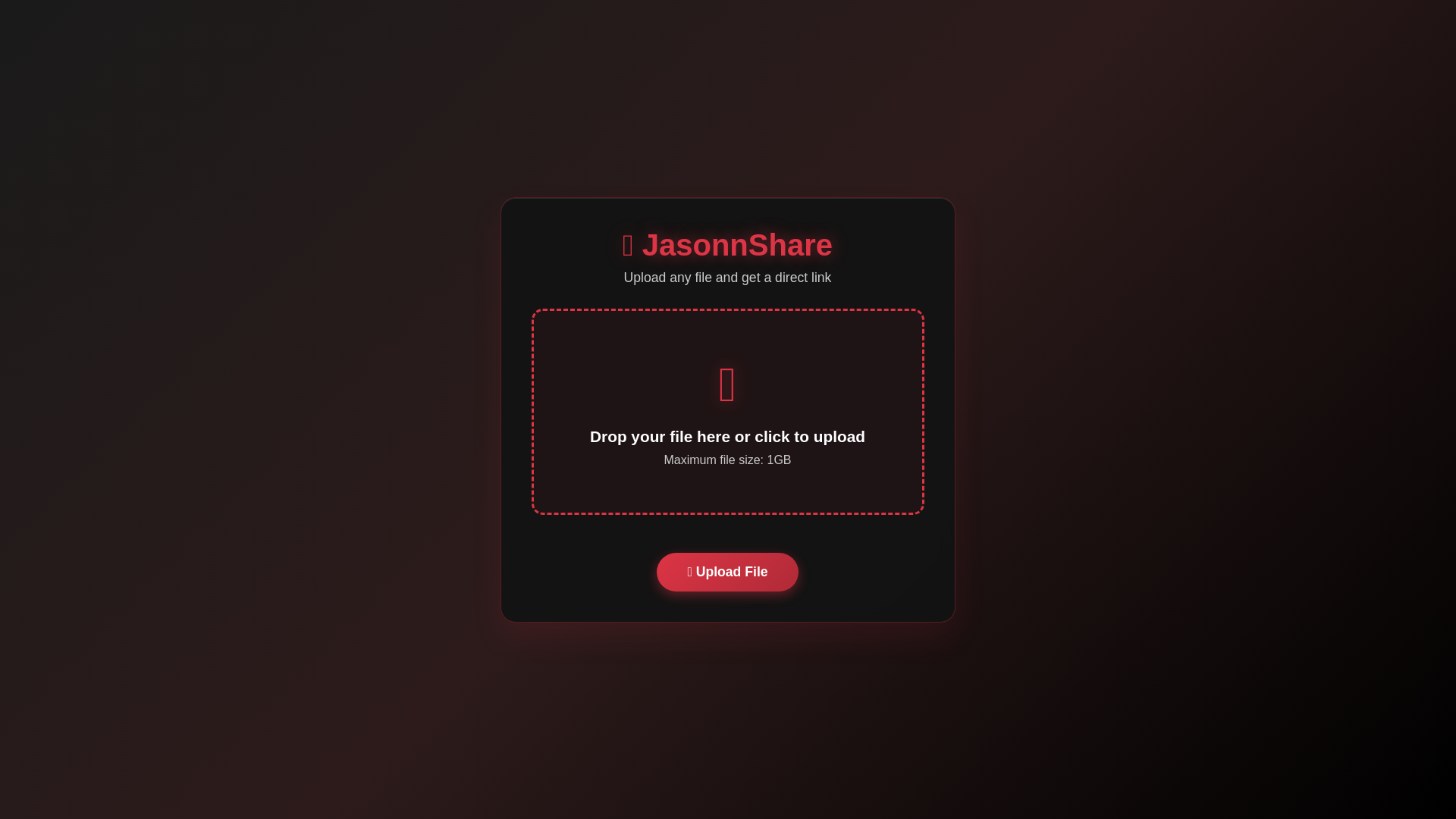 website screenshot of https://share.jasonn.xyz/