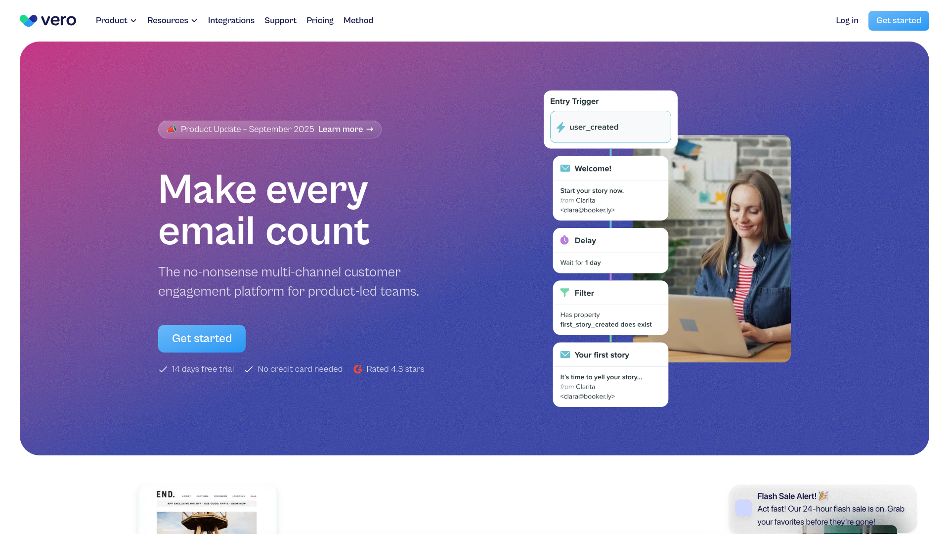website screenshot of https://seegetvero.com/