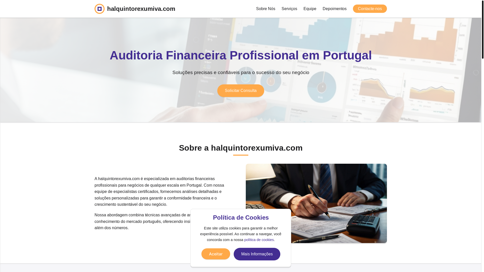 website screenshot of https://halquintorexumiva.com/