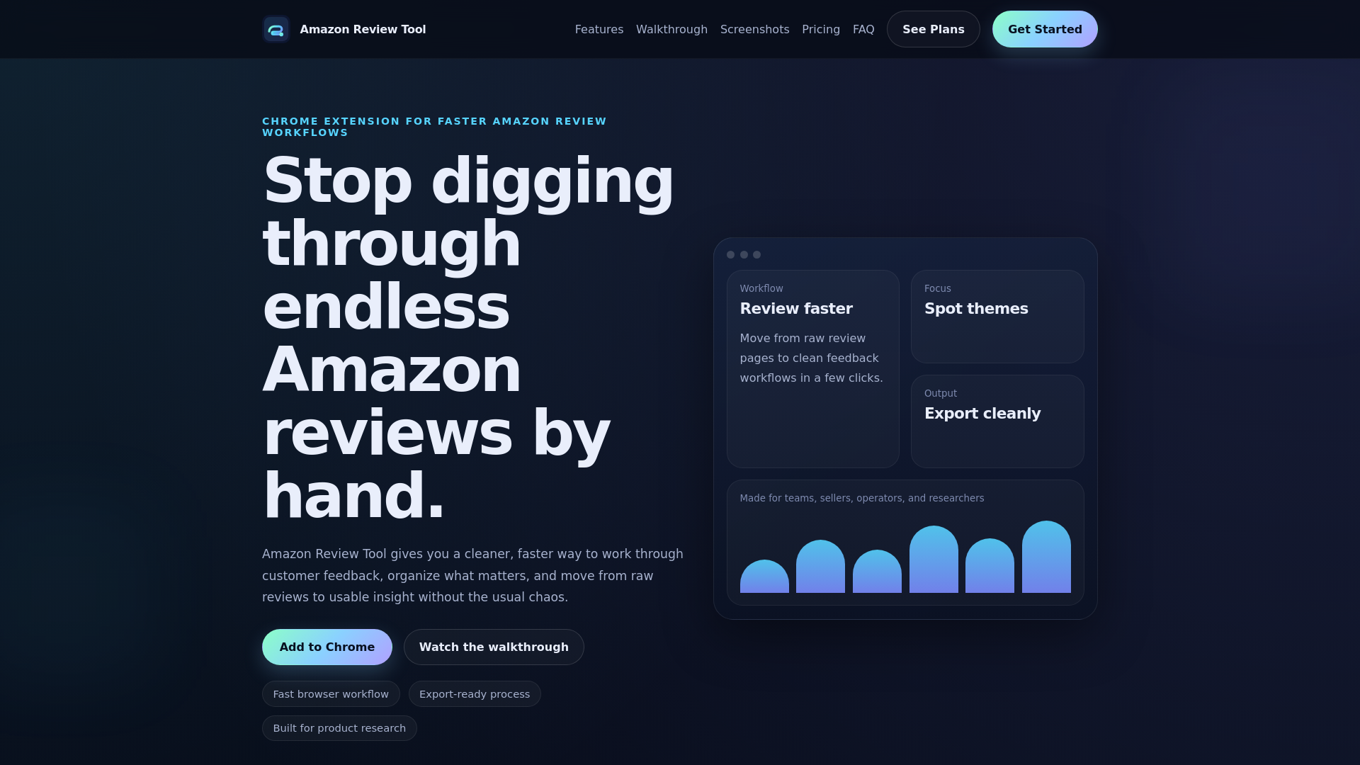 website screenshot of https://amazonreviewtool.pages.dev/