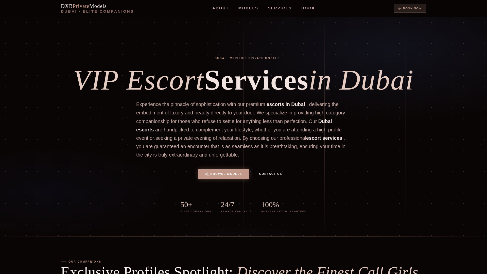 website screenshot of https://incalldubai.com