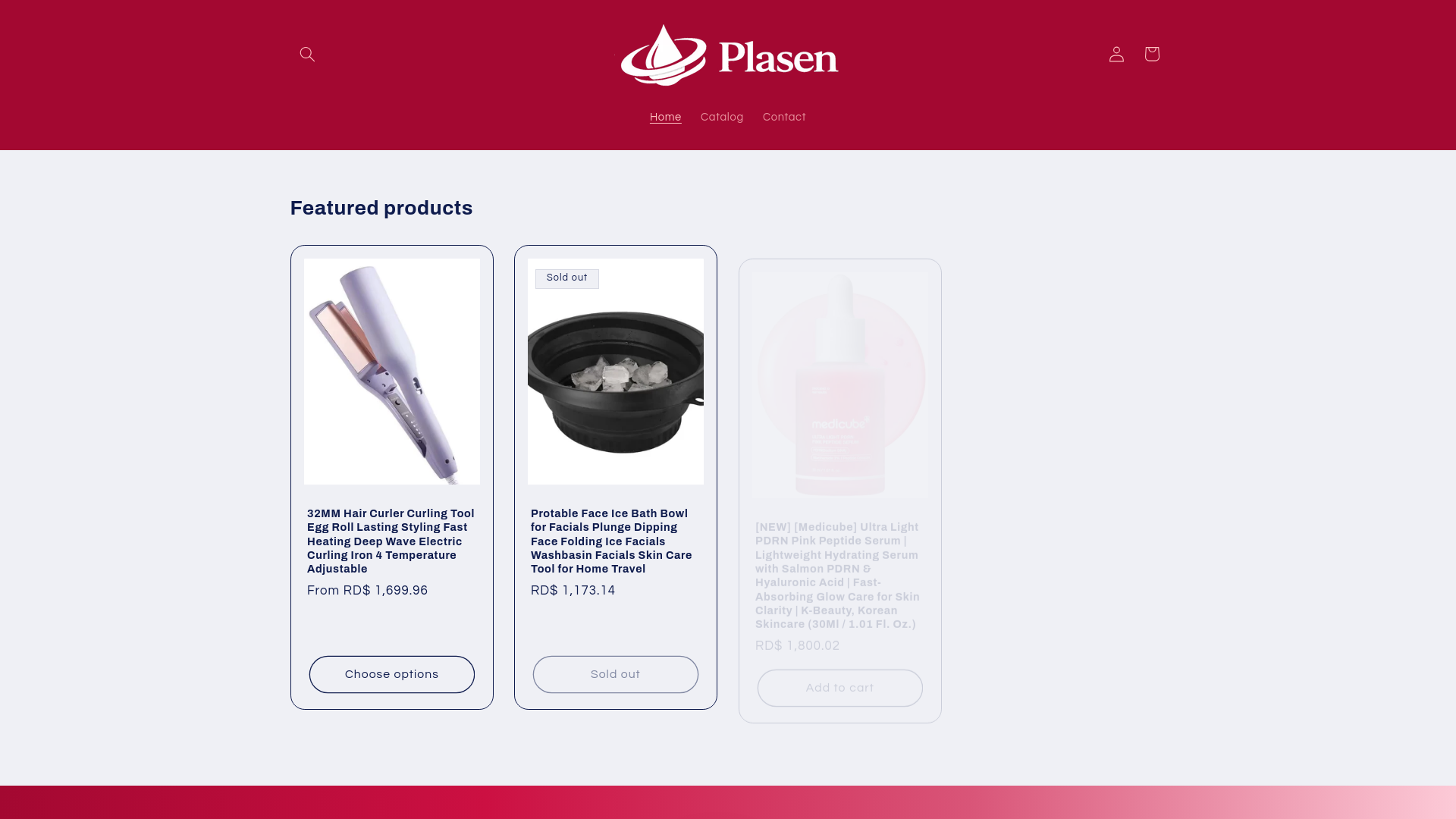 website screenshot of https://jdathletic.store