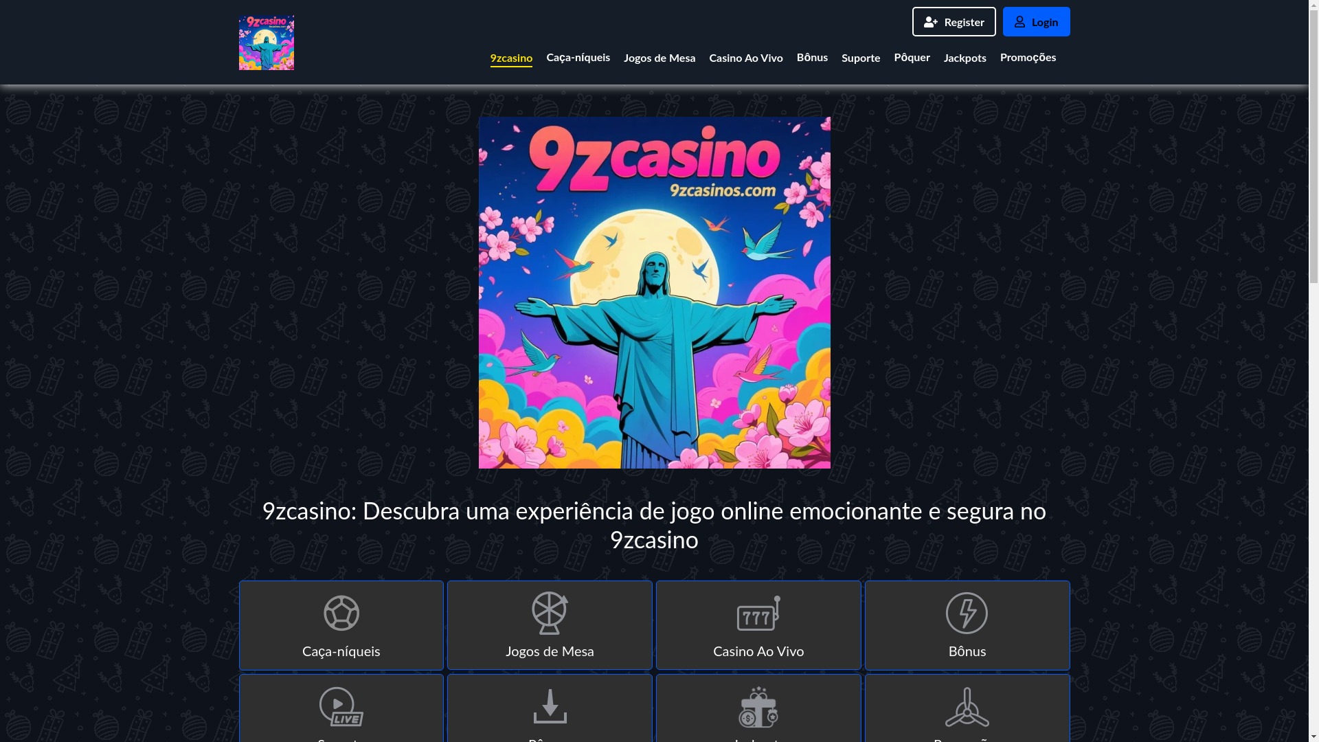 website screenshot of https://9zcasinos.com/