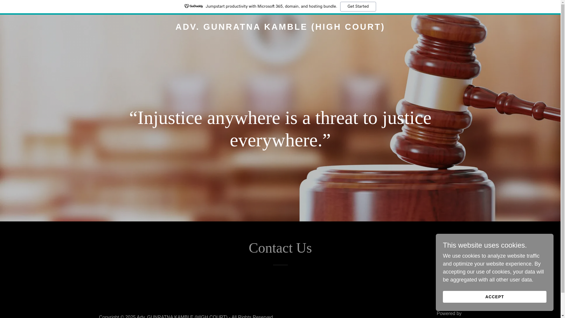 website screenshot of https://gunratna.org.in/