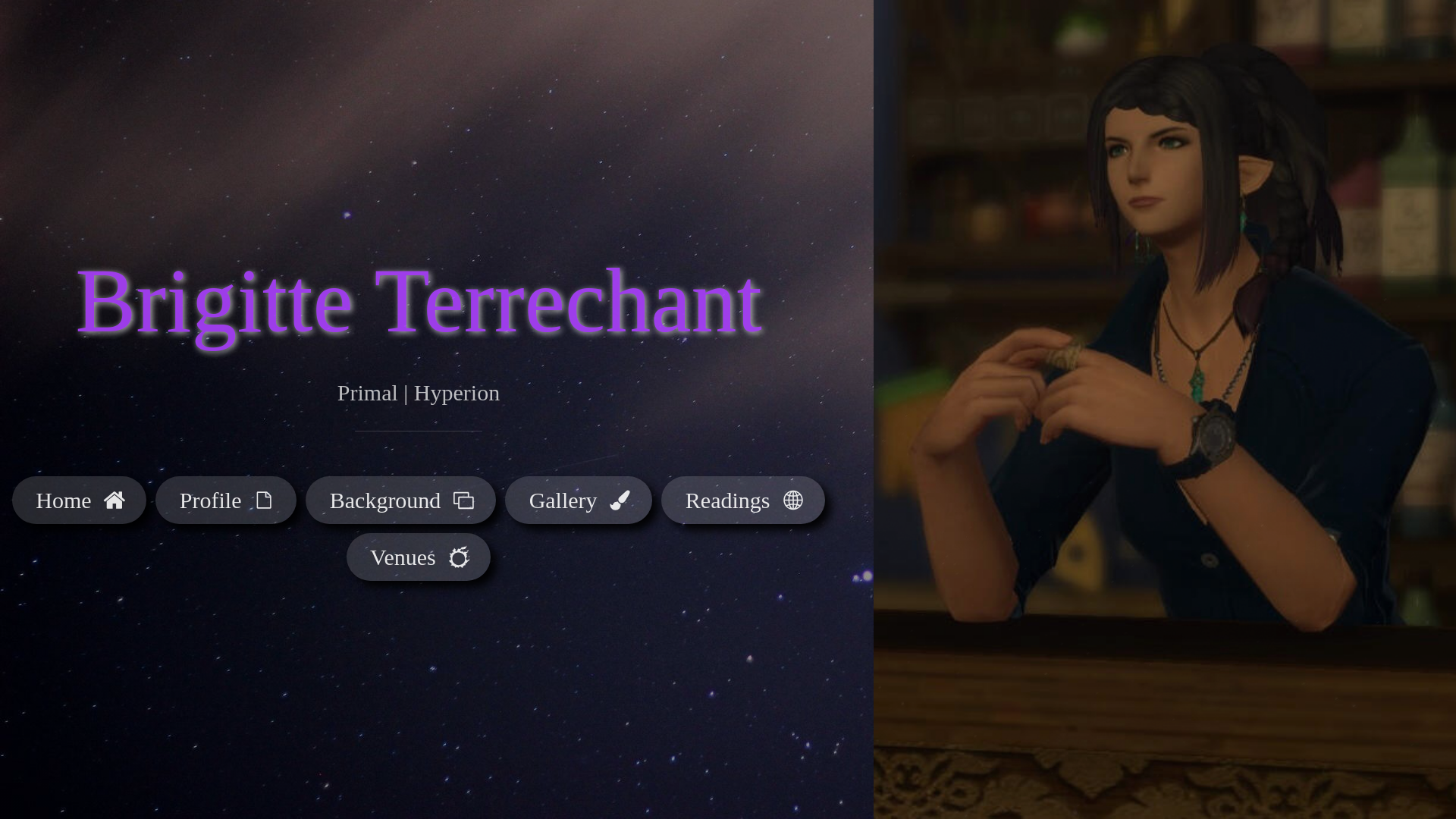 website screenshot of https://brigitteterrechant.carrd.co/