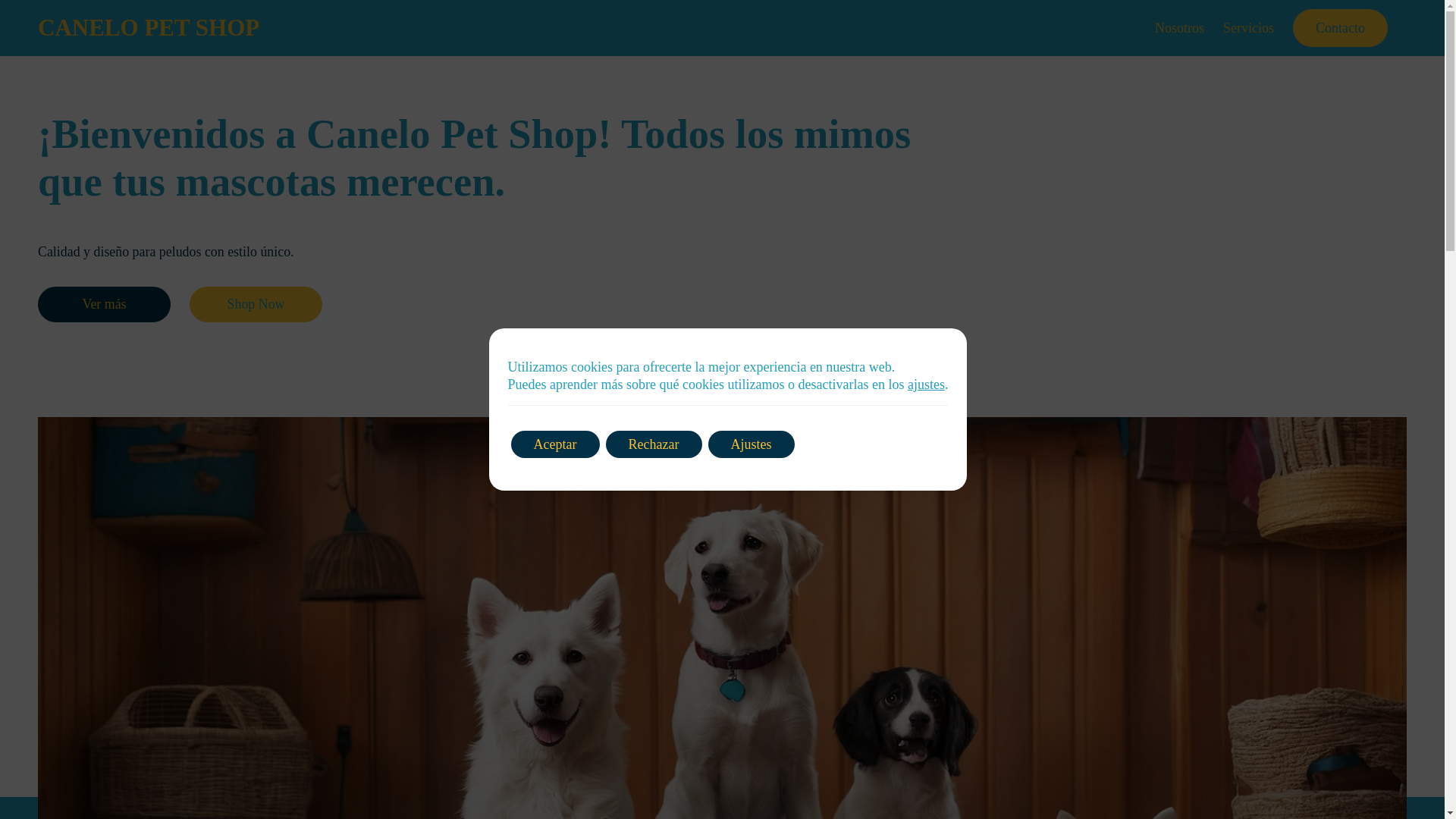 website screenshot of https://tiendamascotasm.es/