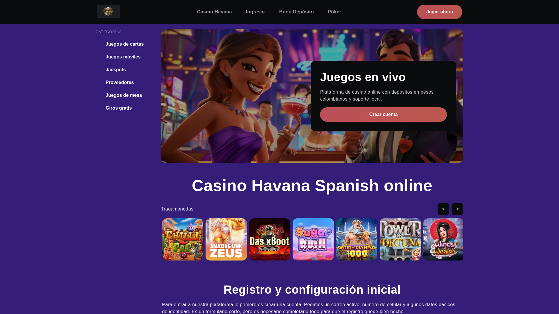 website screenshot of https://casinohavanacolombia-com.pages.dev/
