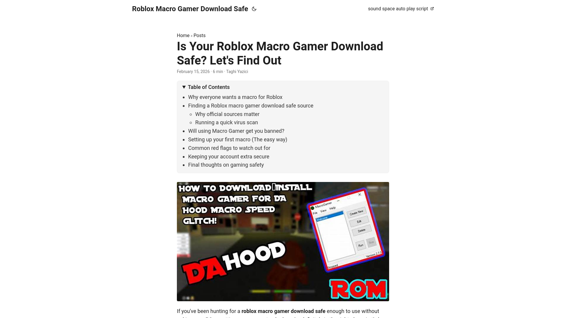 website screenshot of https://roblox-macro-gamer-download-safe.pages.dev/