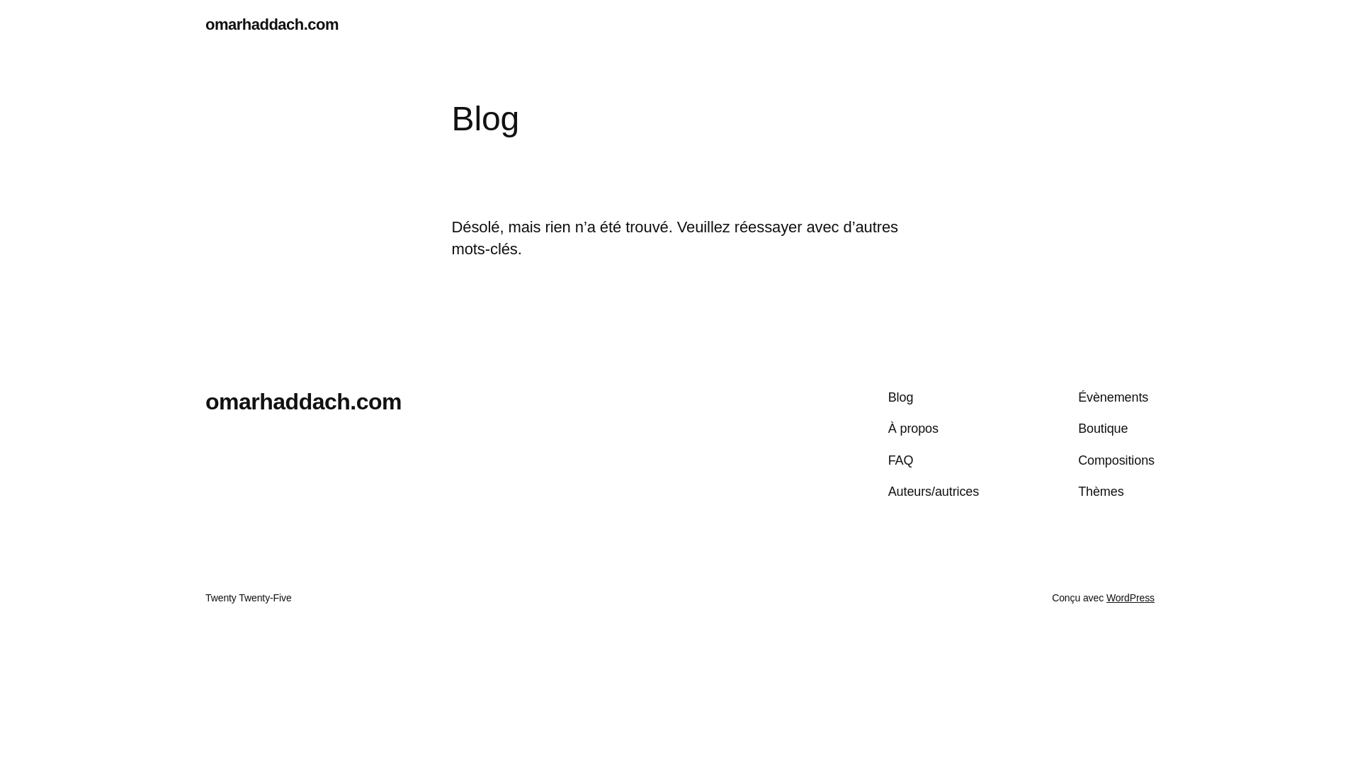 website screenshot of https://omarhaddach.com/
