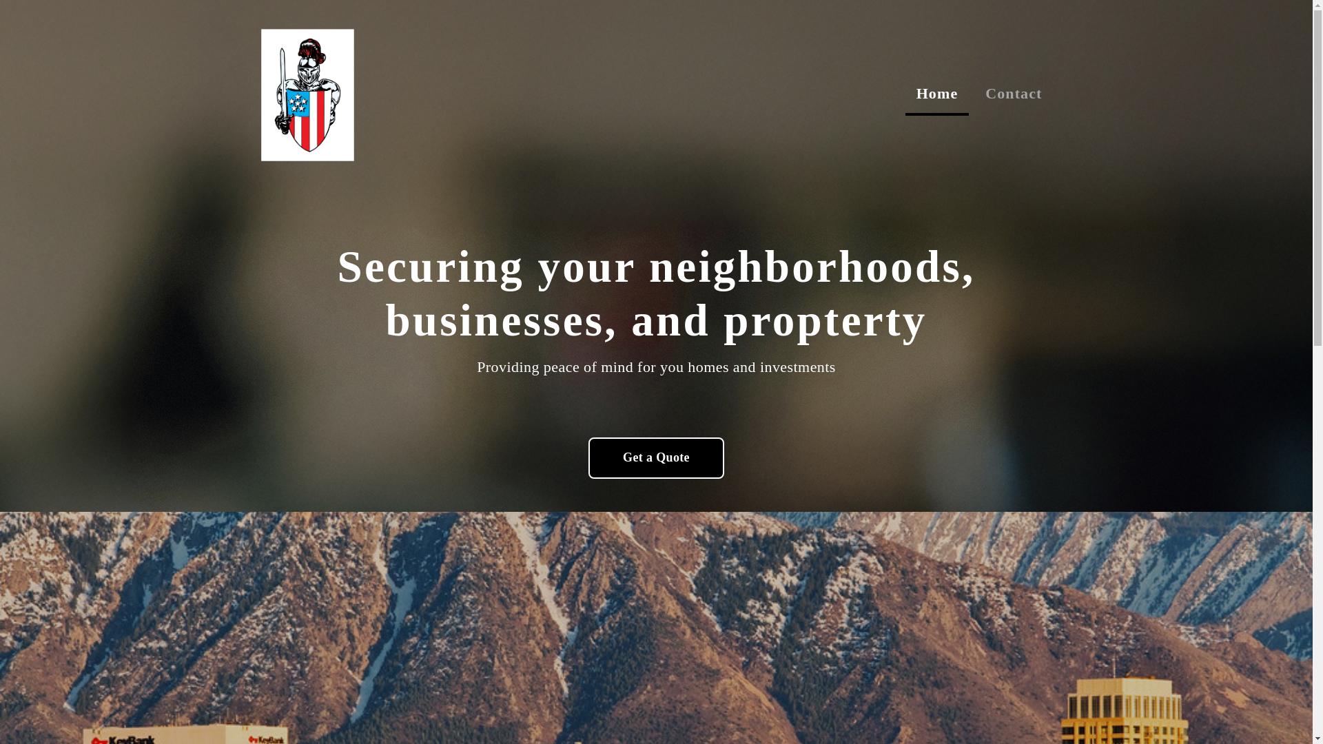 website screenshot of https://thespsecurity.com/