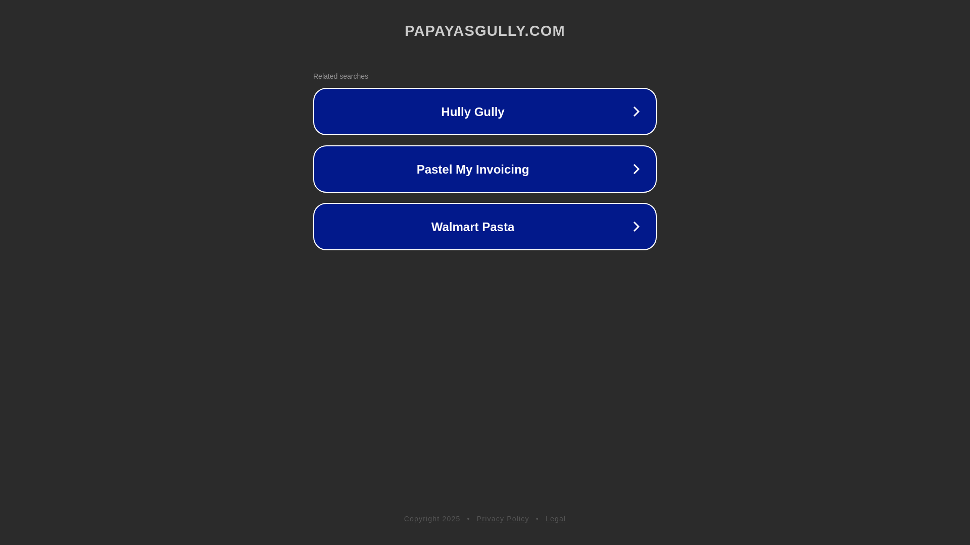 website screenshot of https://papayasgully.com/