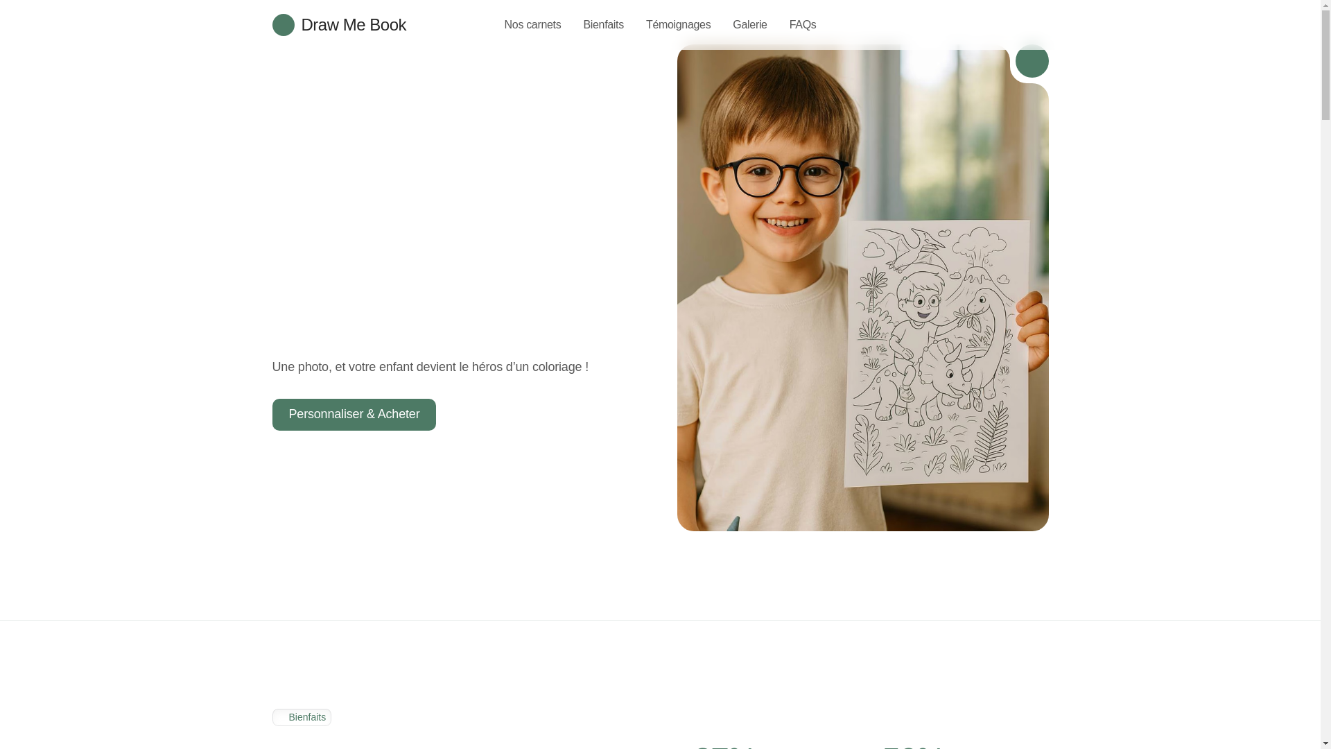website screenshot of https://drawmebook.com/