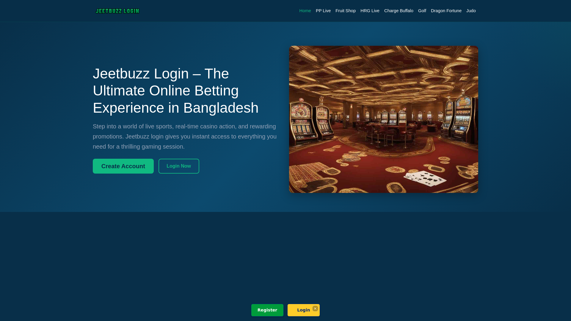 website screenshot of https://jeetbuzz-login.vip/