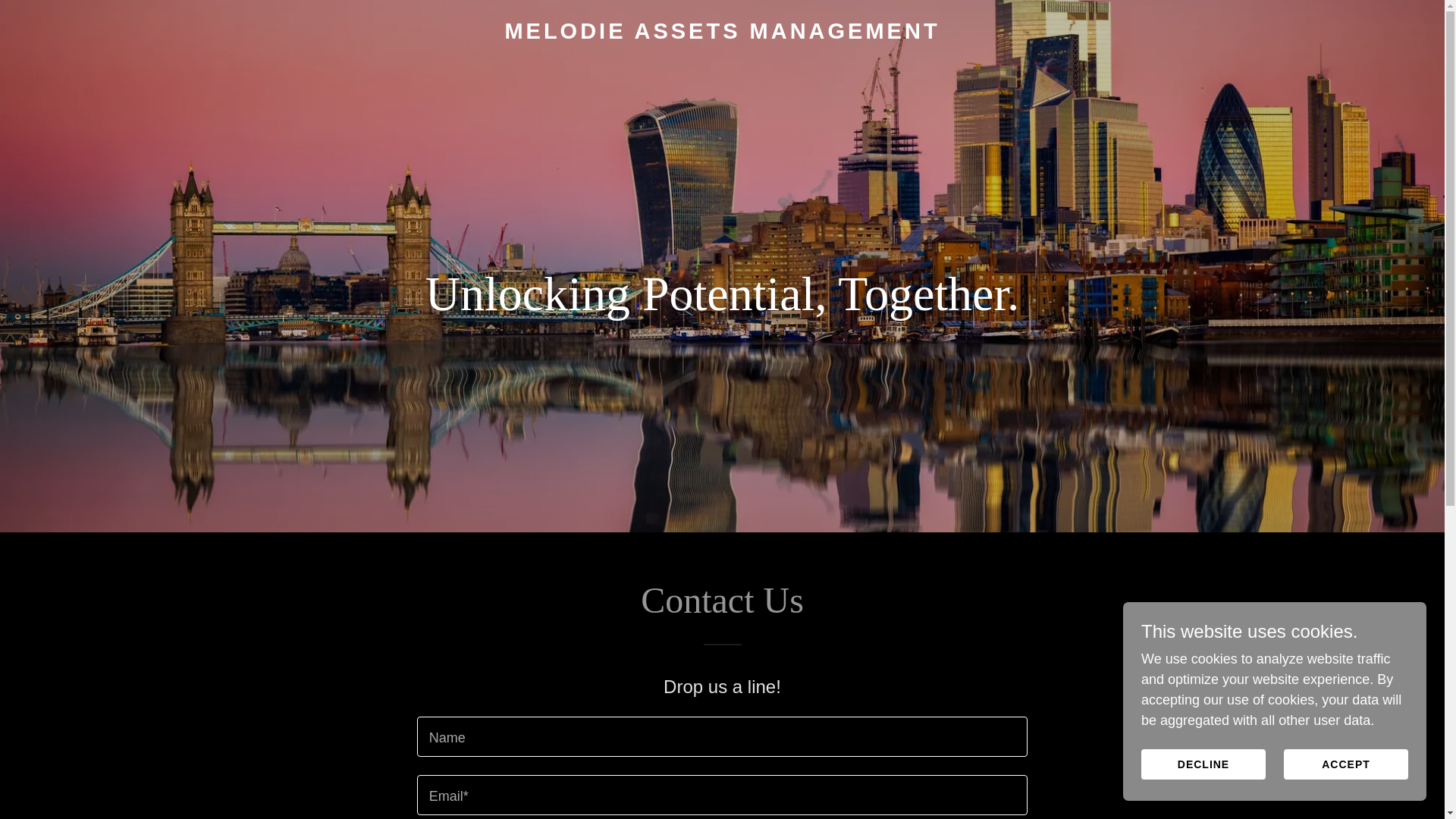 website screenshot of https://melodieassetsmanagement.com/