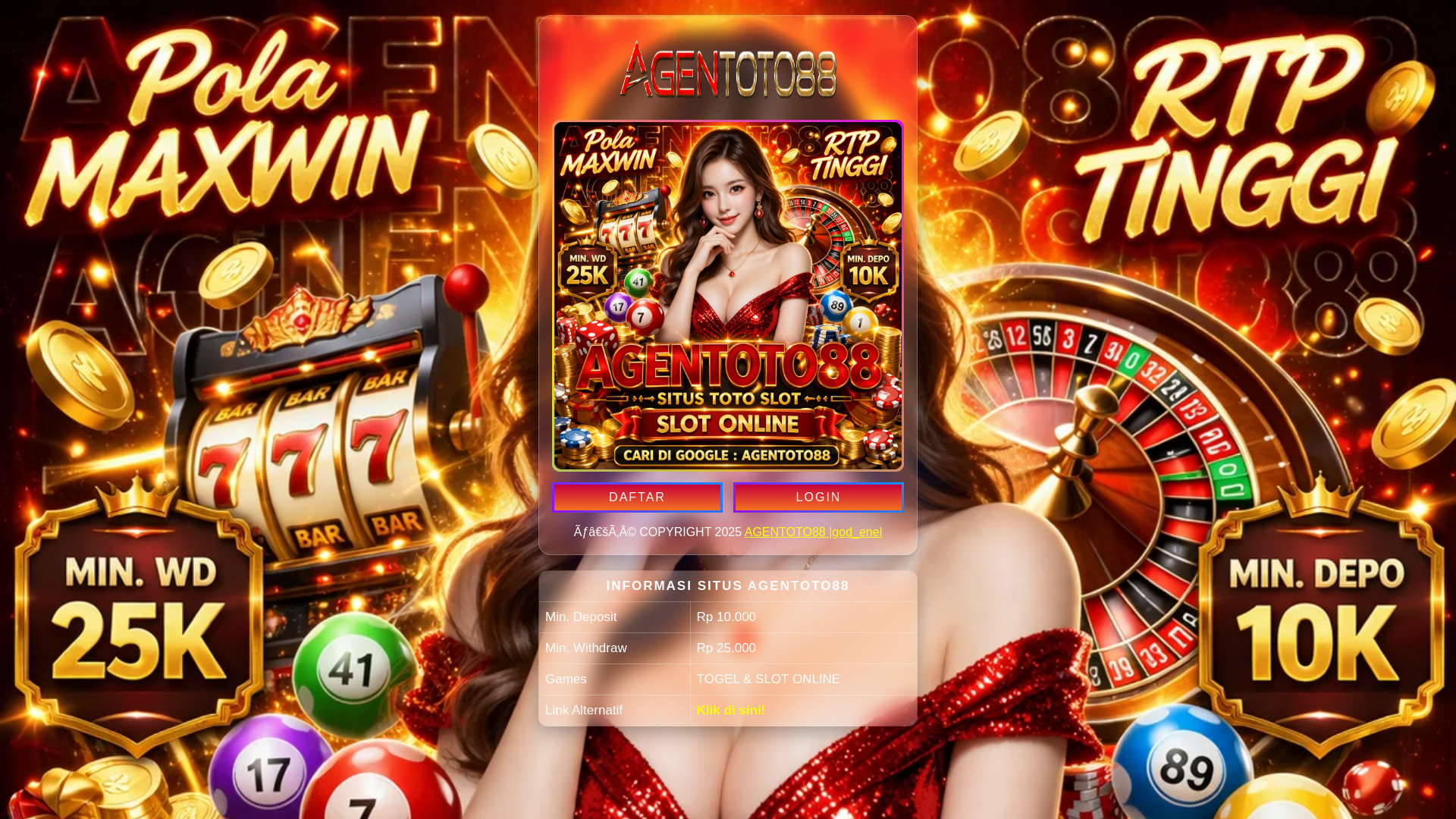 website screenshot of https://agentoto88-totoslotgacor.pages.dev/