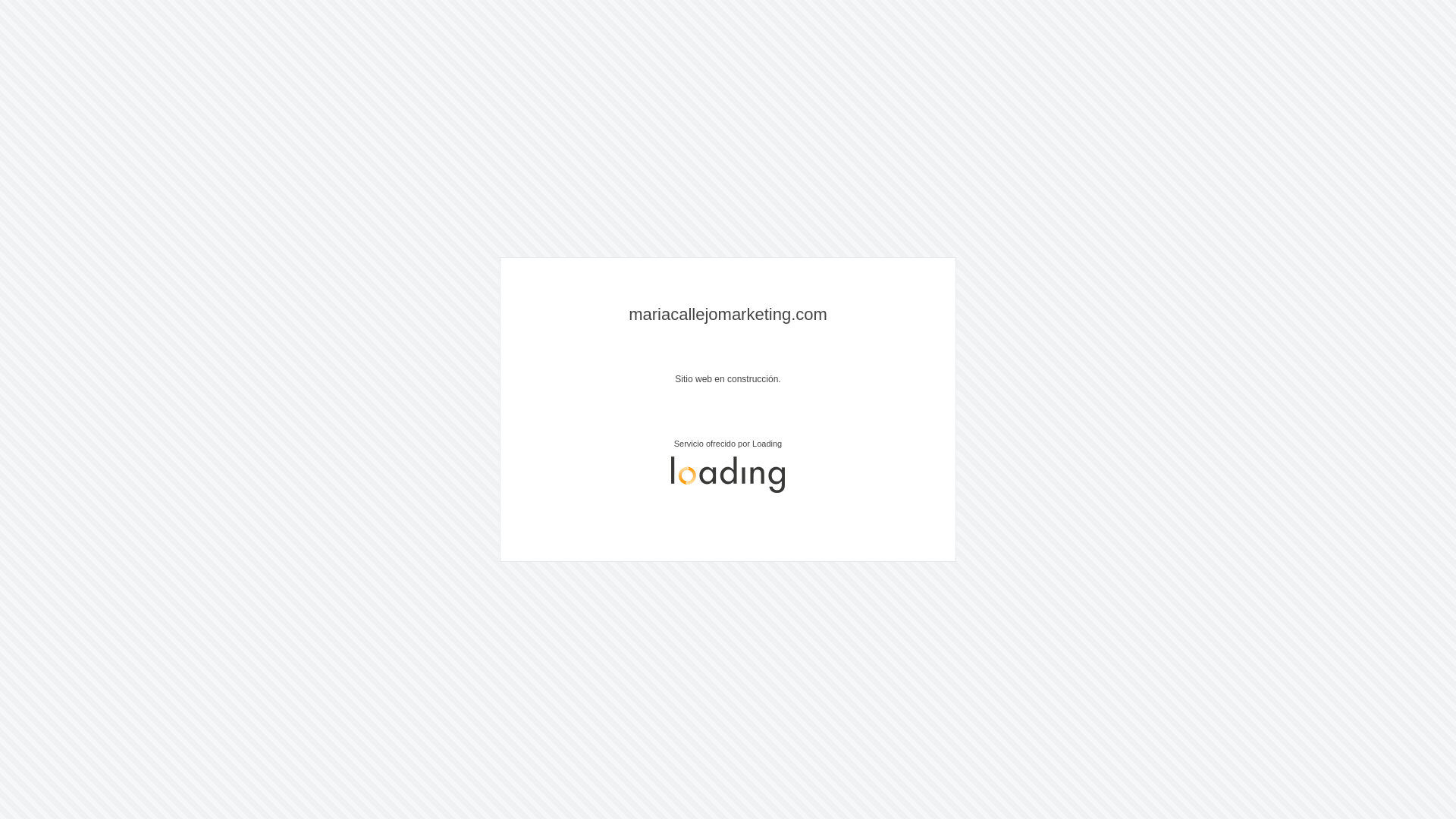 website screenshot of https://mariacallejomarketing.com/