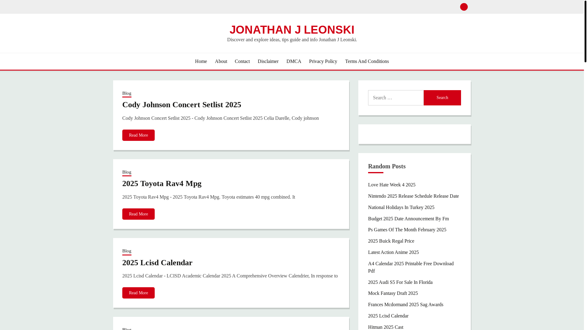 website screenshot of https://jonathanjleonski.pages.dev/