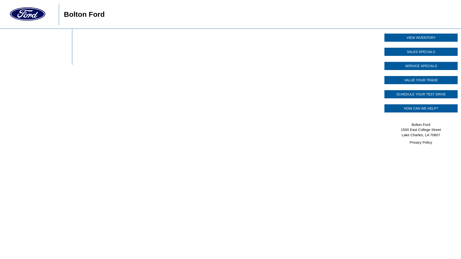 website screenshot of https://boltonfordvip.com/