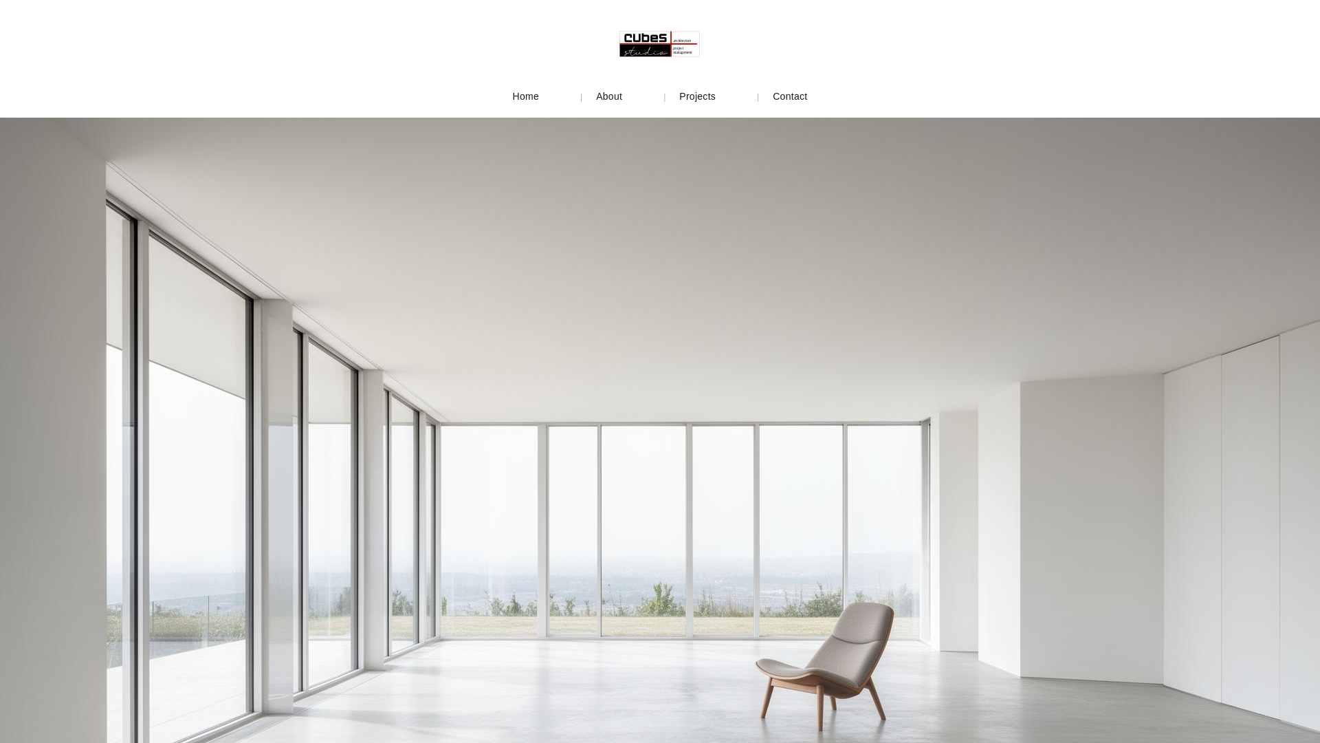 website screenshot of https://cubesstudio.net/