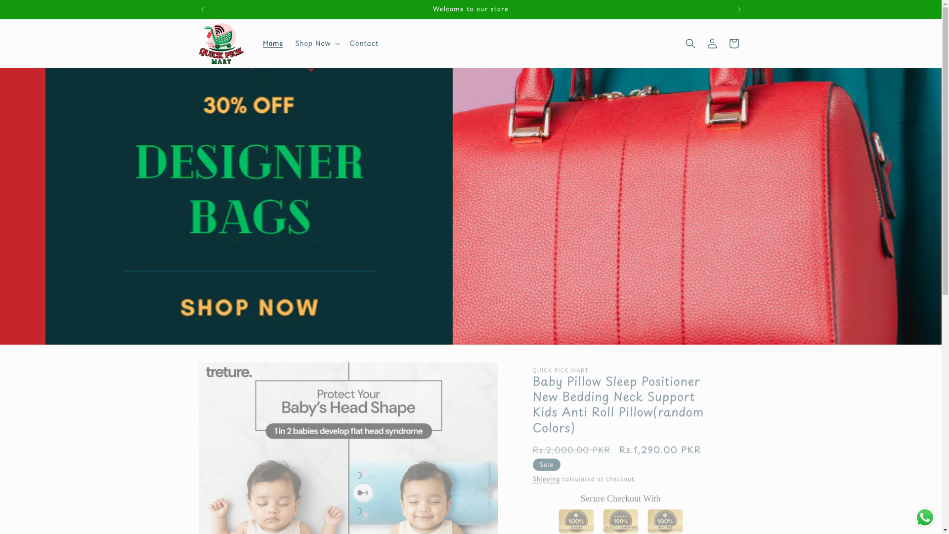 website screenshot of https://quickpickmartpk.store/