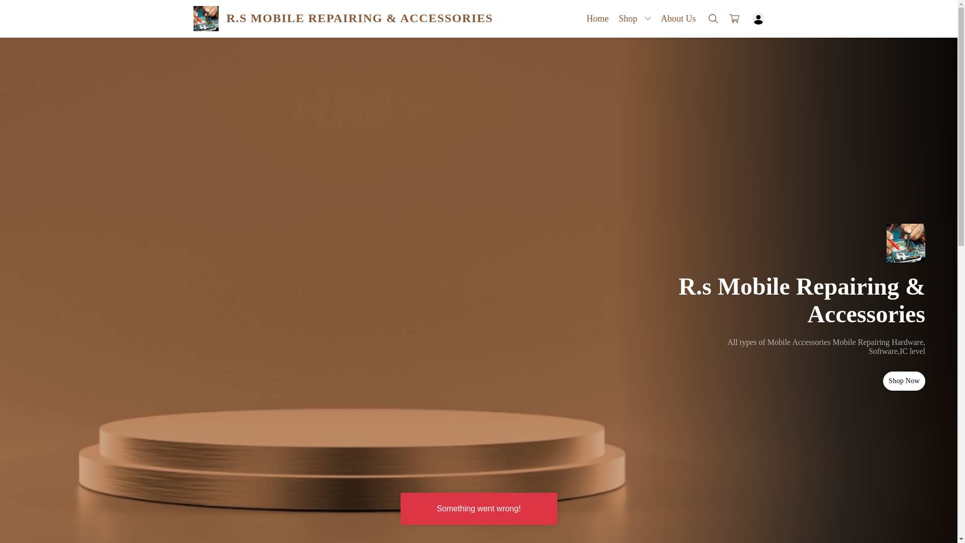 website screenshot of https://rsmobilerepairingaccessories.co.in/