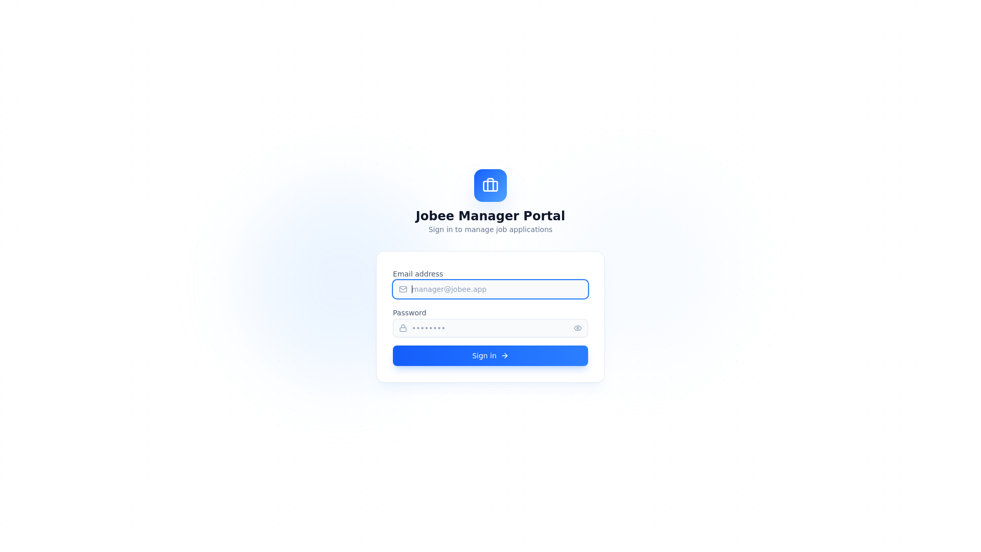 website screenshot of https://jobee.space/