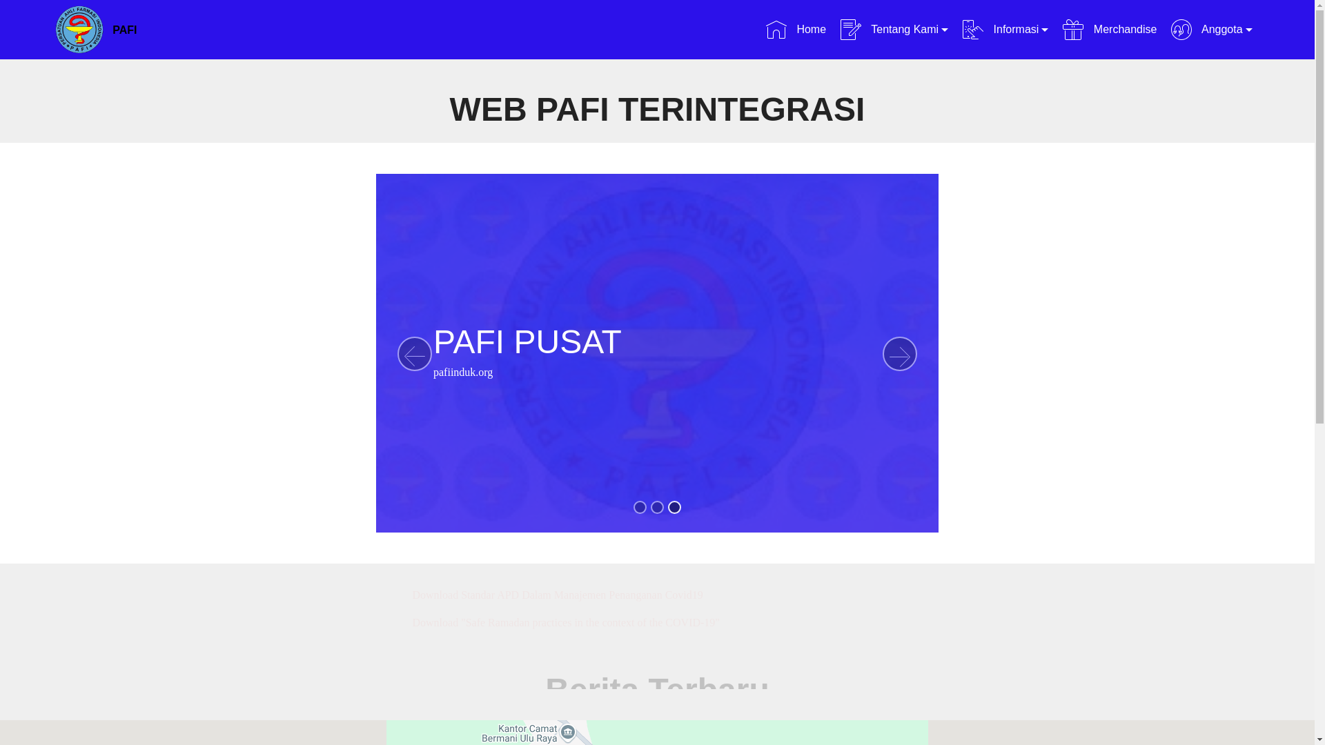 website screenshot of https://pafi-bermaniuluraya-org.pages.dev/