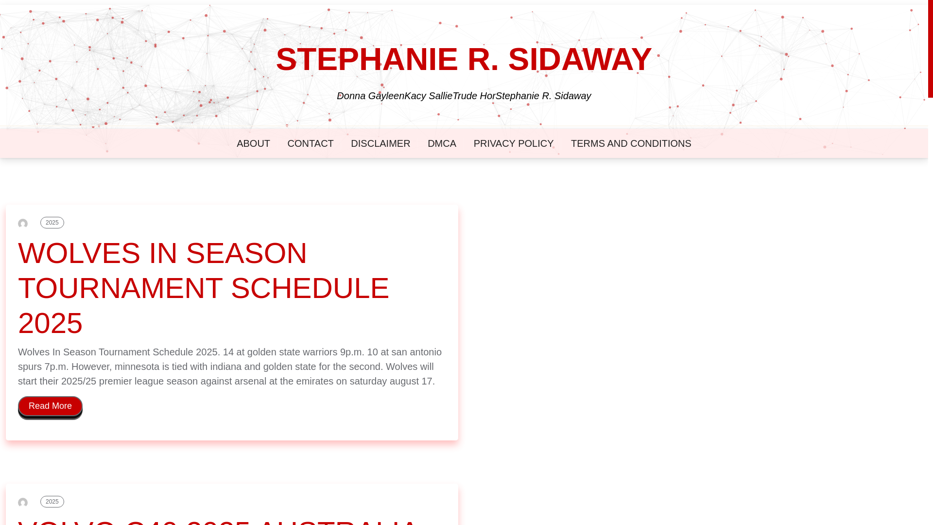 website screenshot of https://stephaniersidaway.pages.dev/
