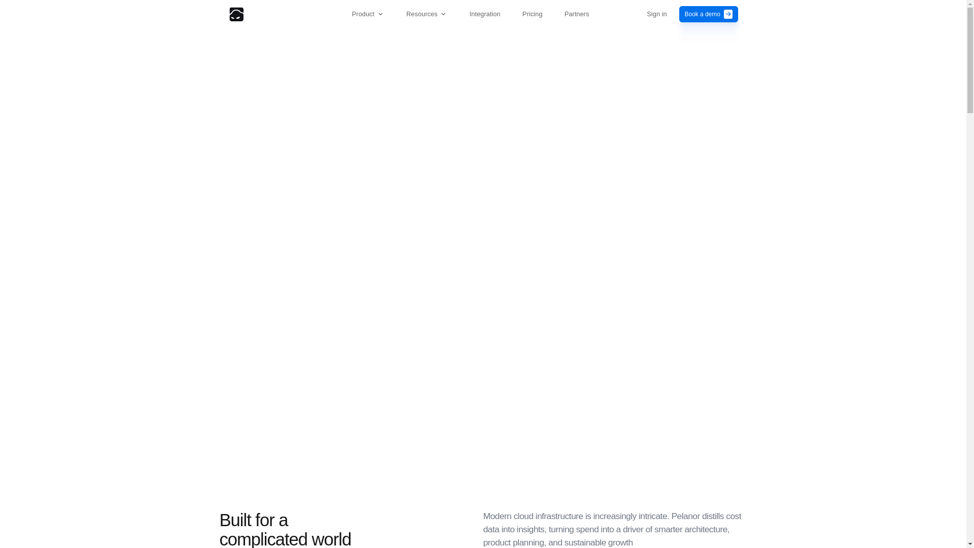 website screenshot of https://choosepelanor.com/