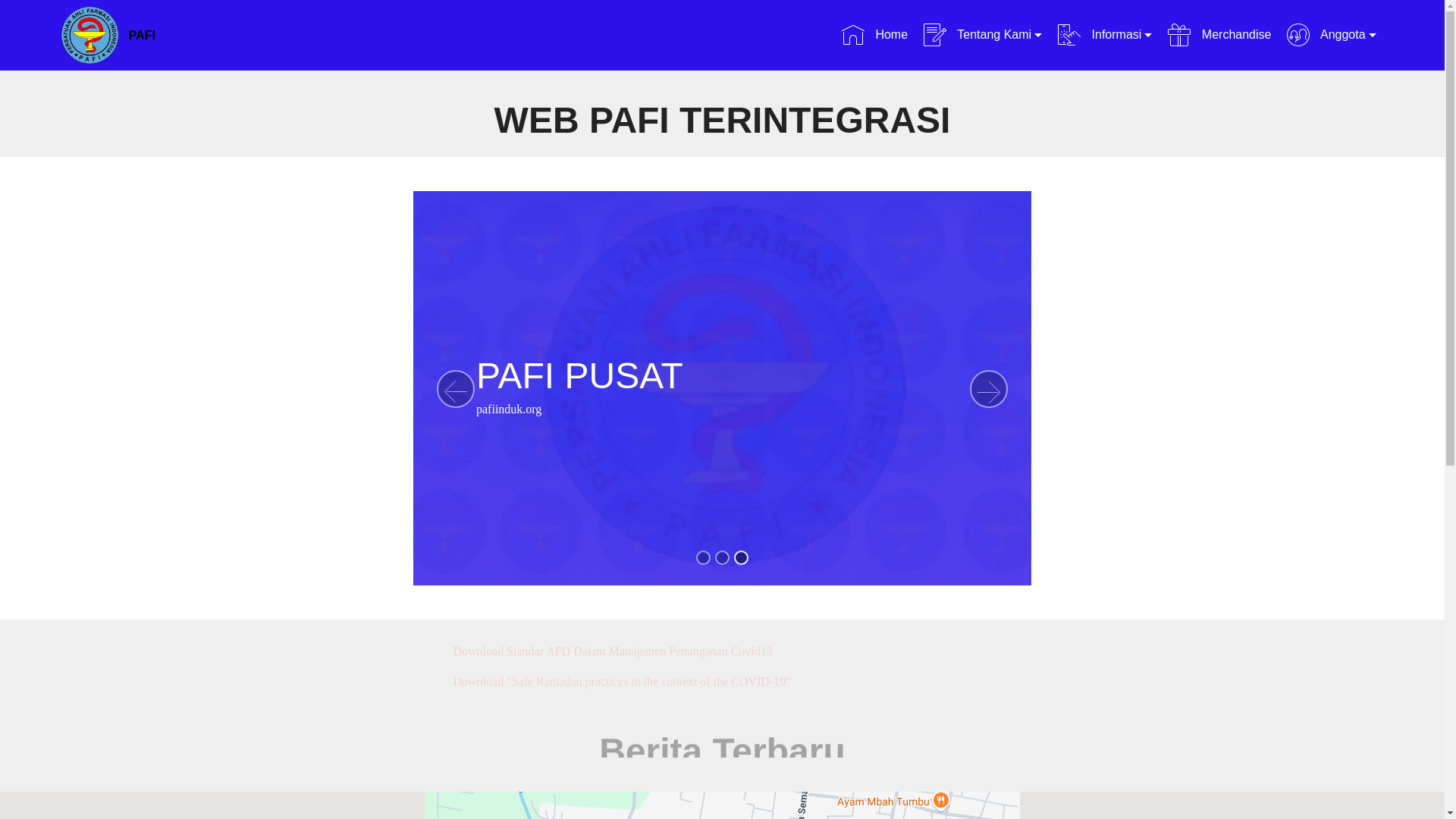 website screenshot of https://pafi-semanu-org.pages.dev/