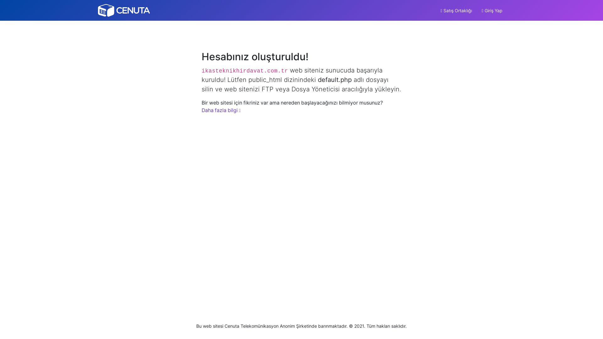 website screenshot of https://ikasteknikhirdavat.com.tr/