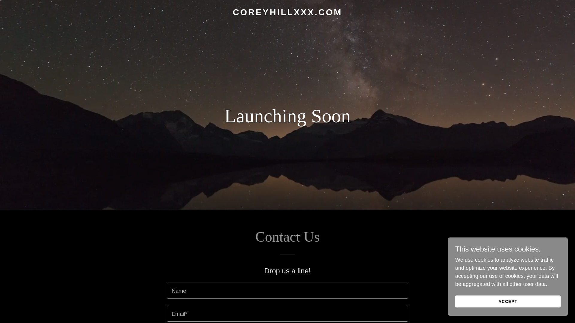 website screenshot of https://coreyhillxxx.com/