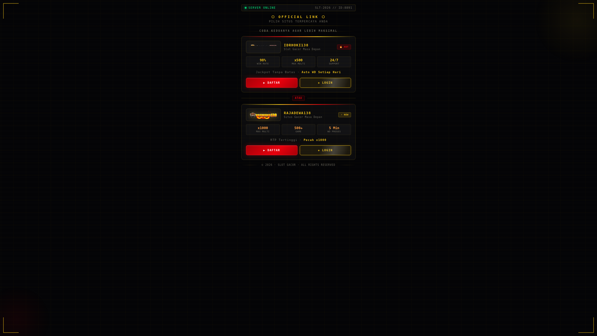 website screenshot of https://slothoki662jp1x.live/