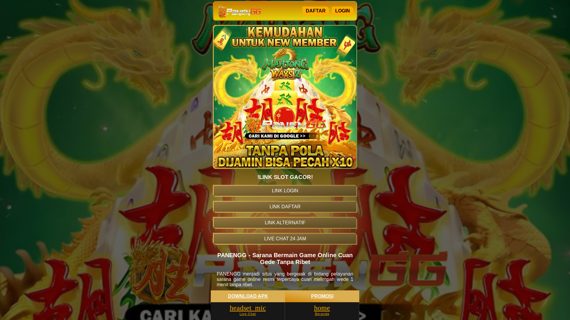 website screenshot of https://kadungfatsun-bocil.pages.dev/