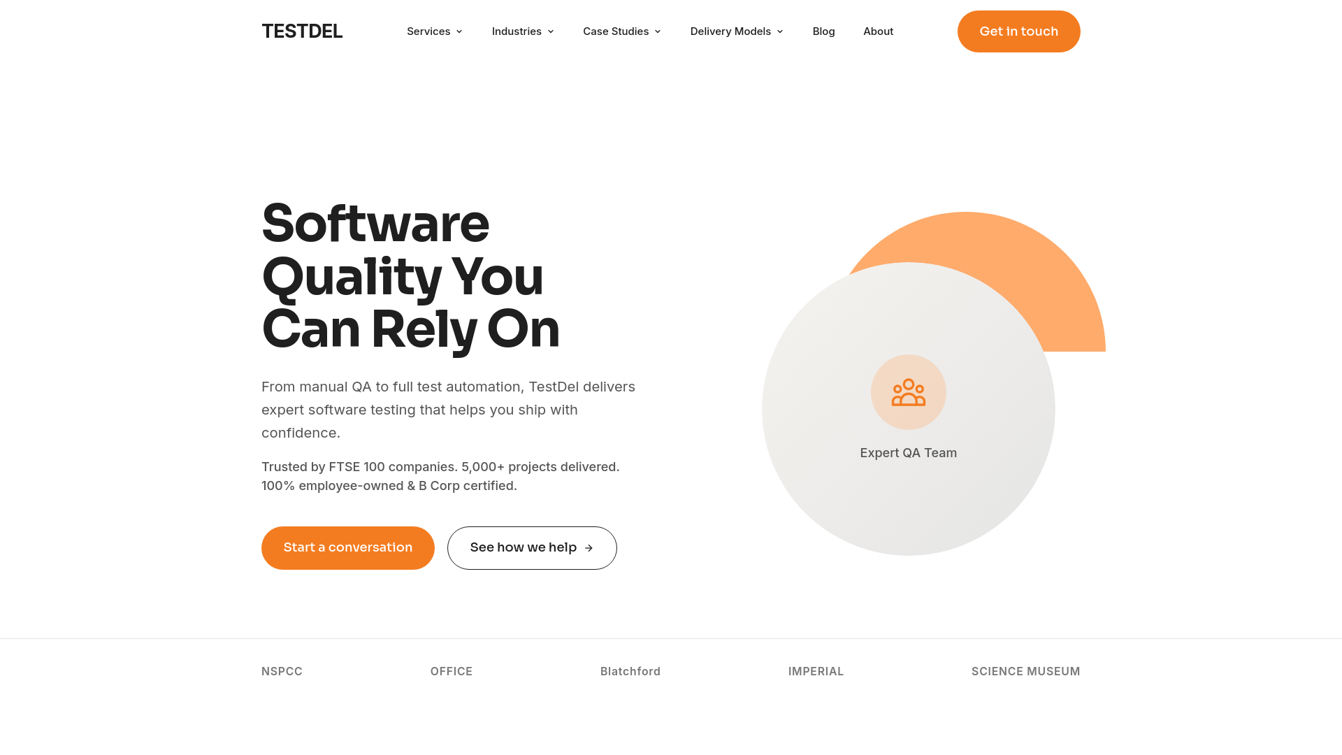 website screenshot of https://testdel-main-site.pages.dev/