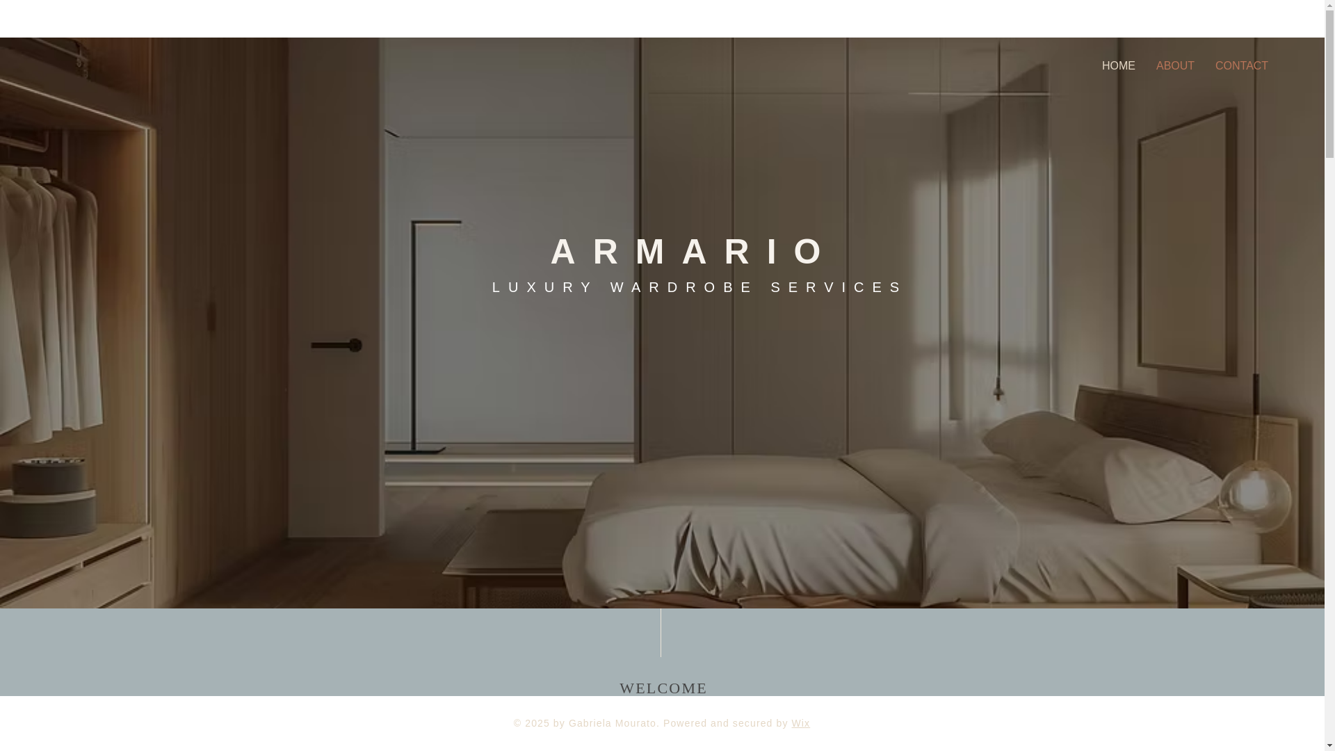 website screenshot of https://armariolondon.com/