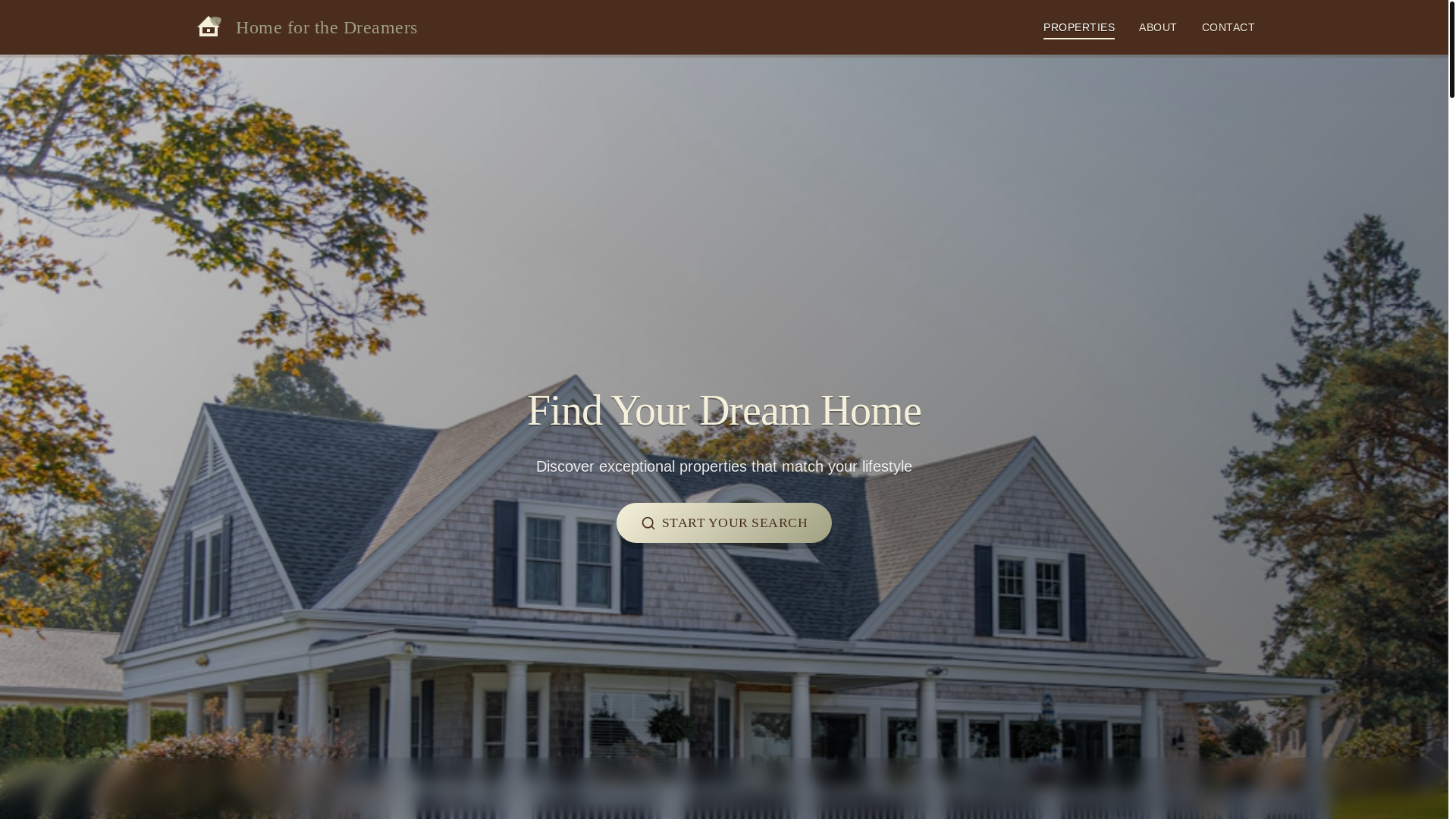website screenshot of https://home-for-the-dreamers.pages.dev/