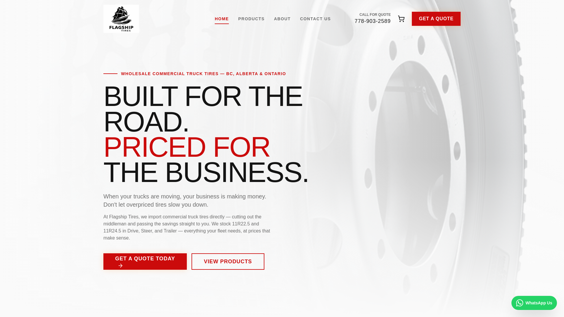 website screenshot of https://tire-fleet.pages.dev/