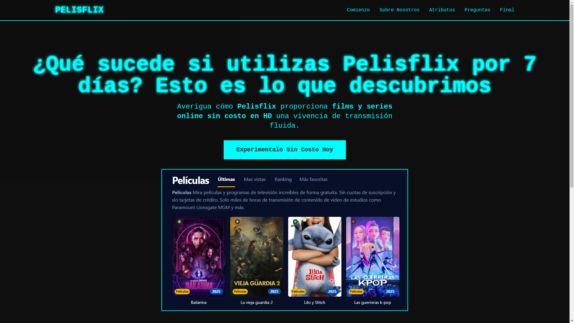 website screenshot of https://pelisflix-ajn1.pages.dev/