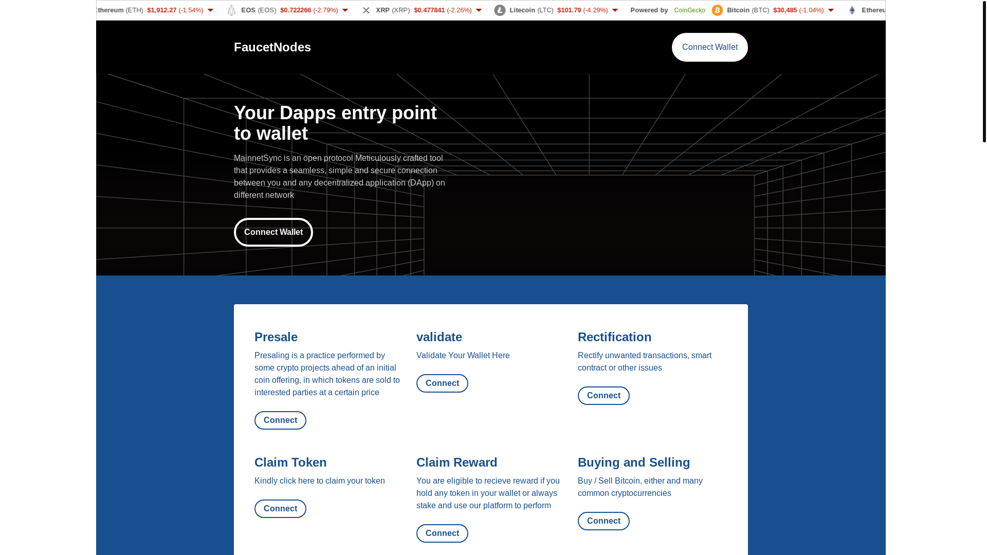 website screenshot of https://quicksynclongme.xyz/