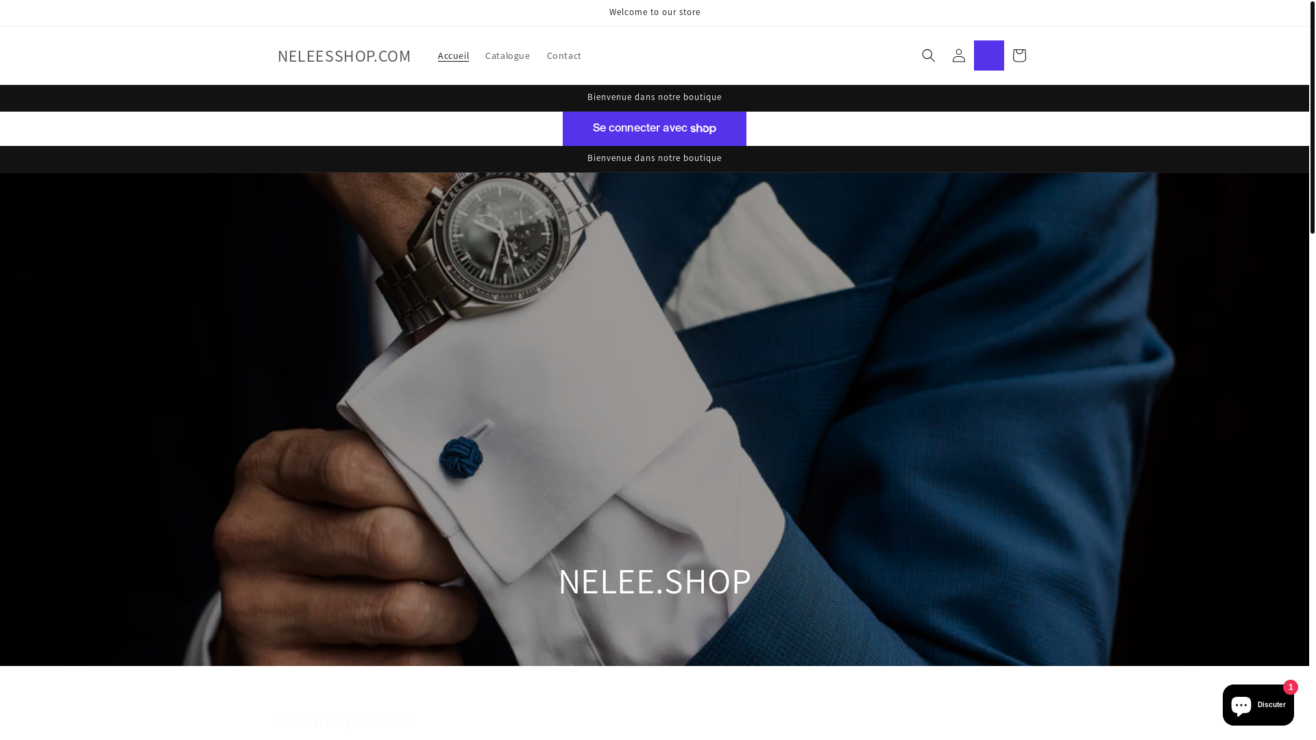 website screenshot of https://neleeshop.com/