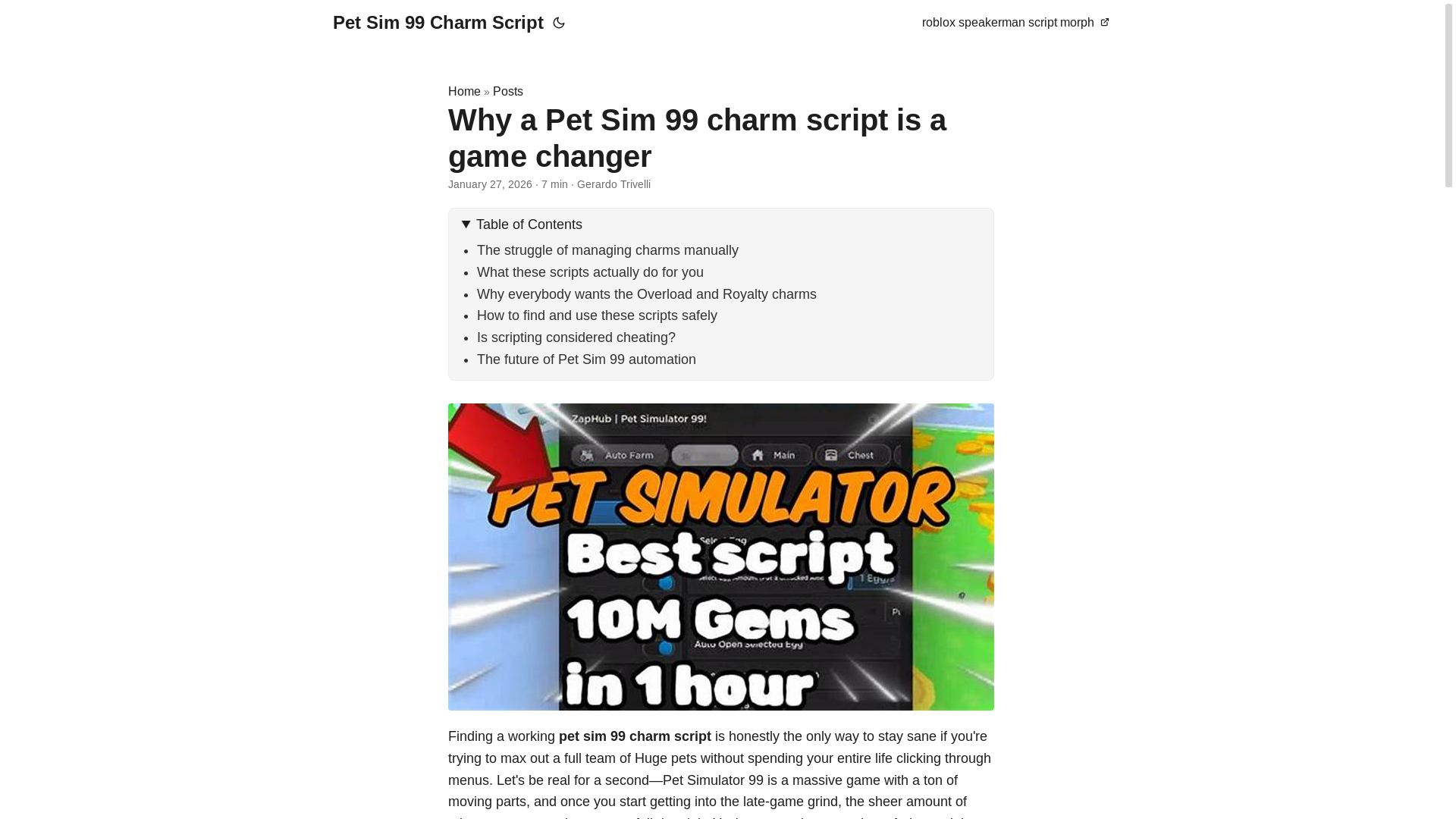 website screenshot of https://pet-sim-99-charm-script.pages.dev/