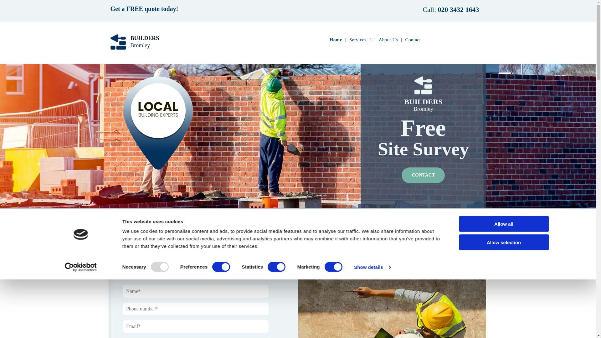website screenshot of https://atbuildersbromley.co.uk/