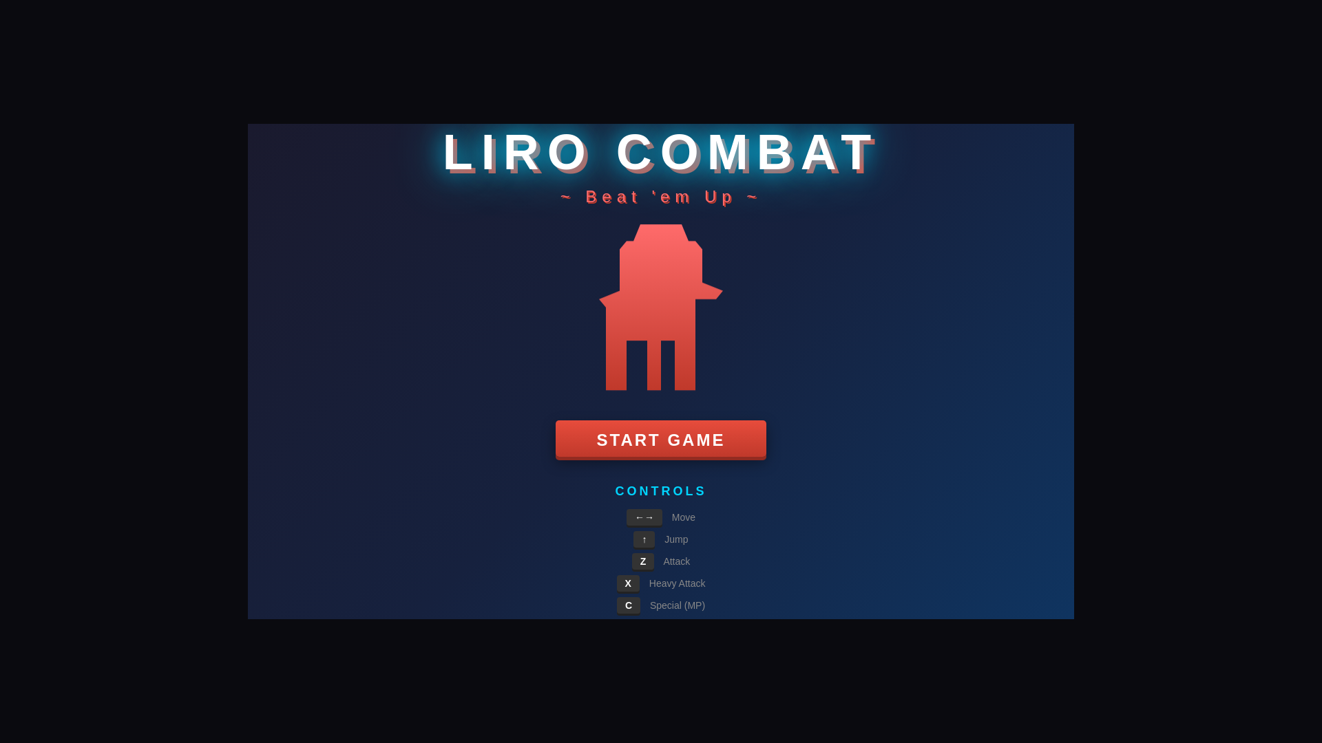 website screenshot of https://liro-combat.pages.dev/