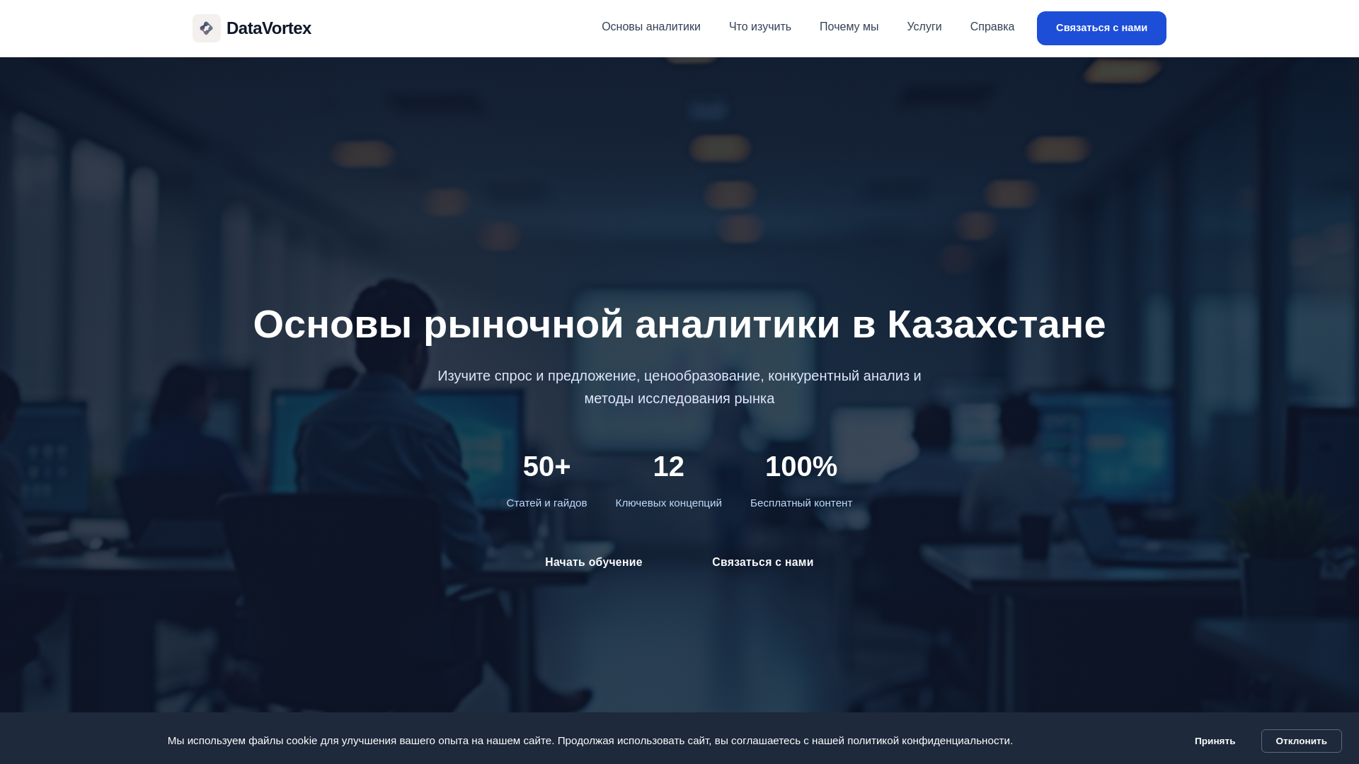 website screenshot of https://datavortexline.info/
