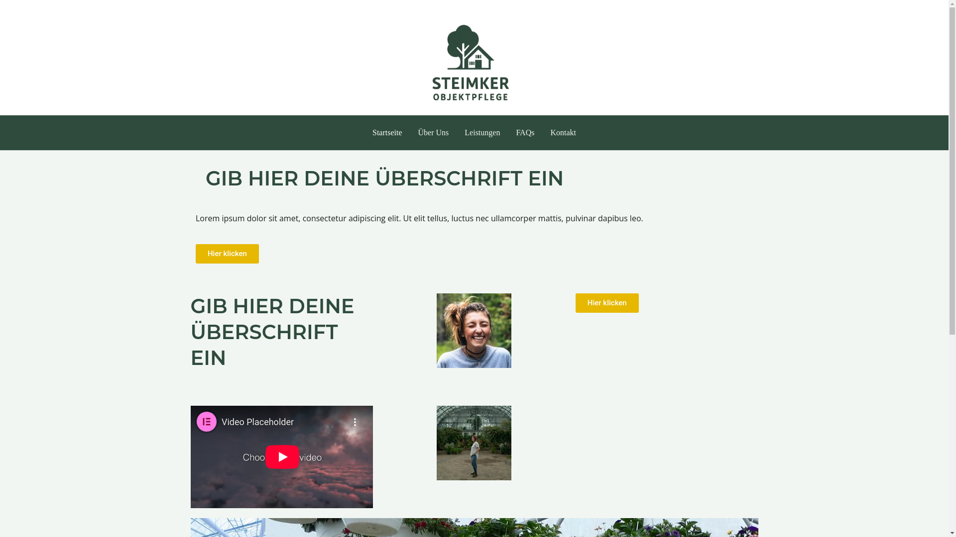 website screenshot of https://steimkerobjektpflege.de/