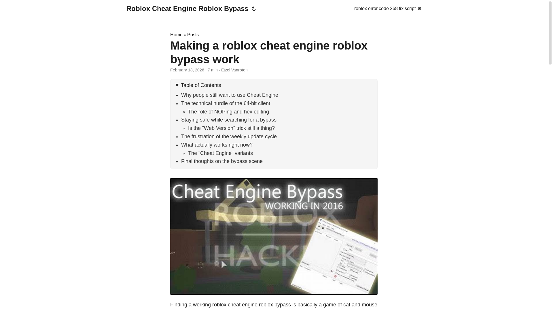 website screenshot of https://roblox-cheat-engine-roblox-bypass.pages.dev/