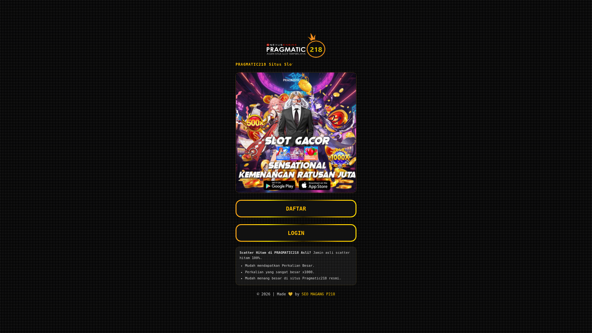 website screenshot of https://nagahitam-p219.pages.dev/